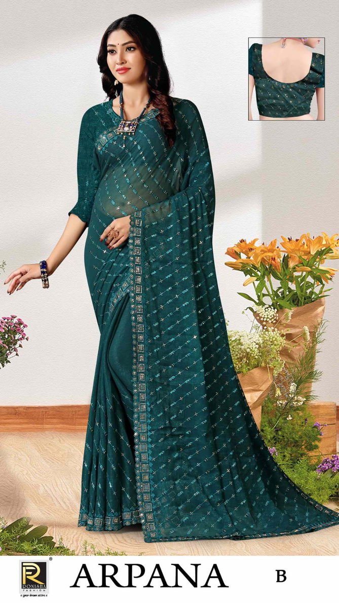 Arpana By Ronisha Colors Designer Sarees Catalog